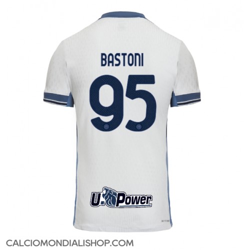 Maglie da calcio Inter Milan Alessandro Bastoni #95 Seconda Maglia 2024-25 Manica Corta